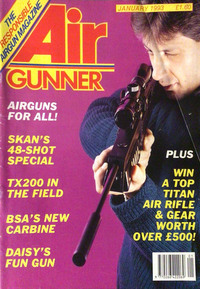 Air Gunner January 1993 magazine back issue cover image