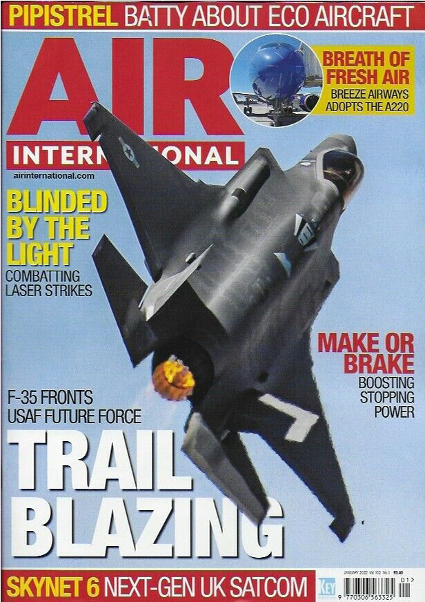 Air International January 2022 magazine back issue Air International magizine back copy 