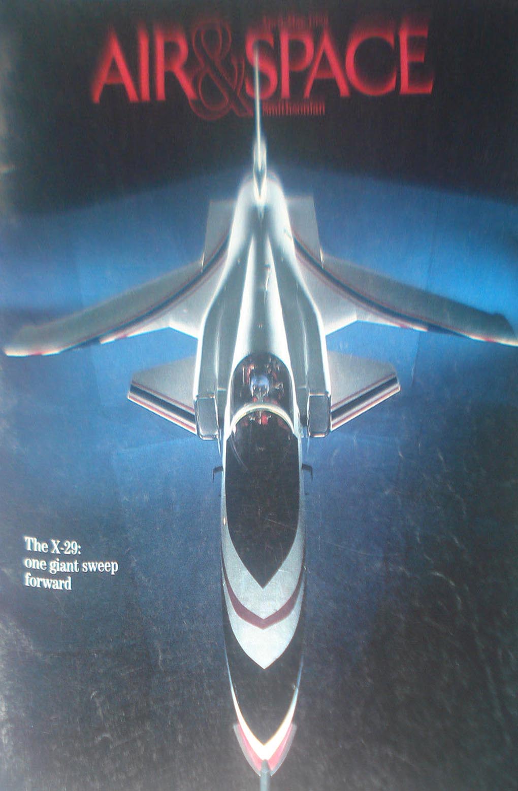 Air & Space April/May 1988 magazine back issue Air & Space magizine back copy 