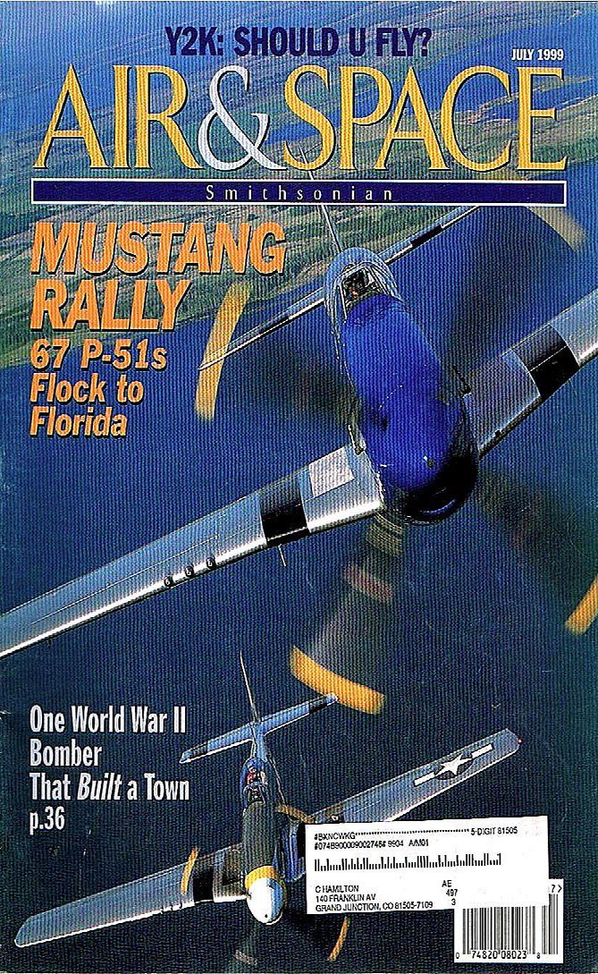Air & Space July 1999 magazine back issue Air & Space magizine back copy 