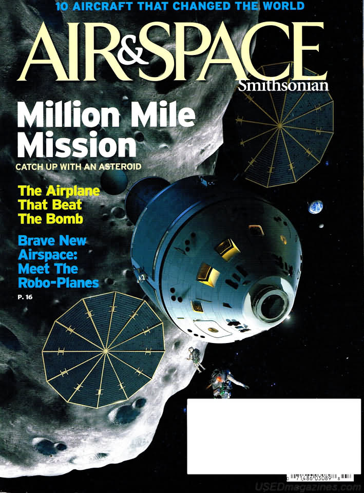 Air & Space July 2008 magazine back issue Air & Space magizine back copy 