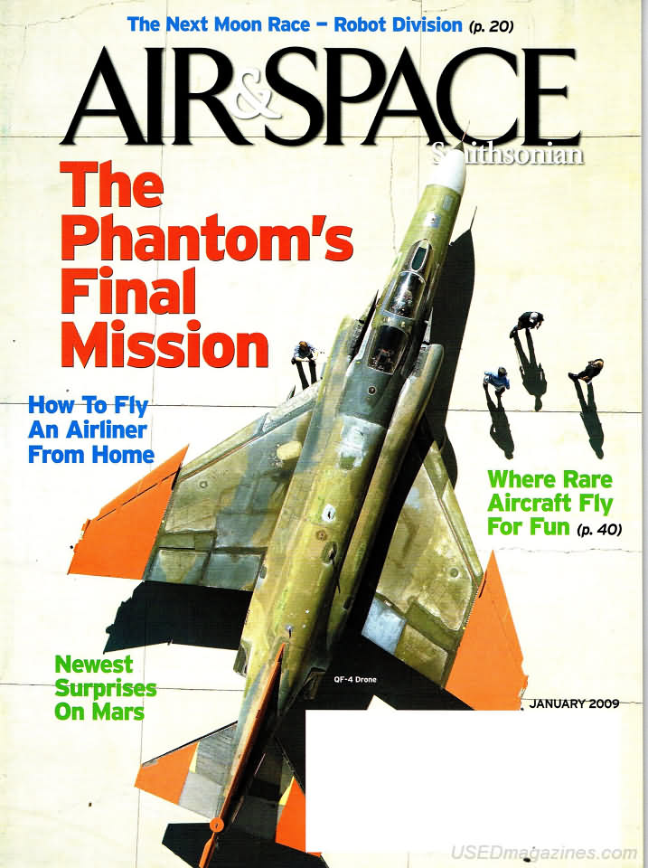 Air & Space January 2009 magazine back issue Air & Space magizine back copy 