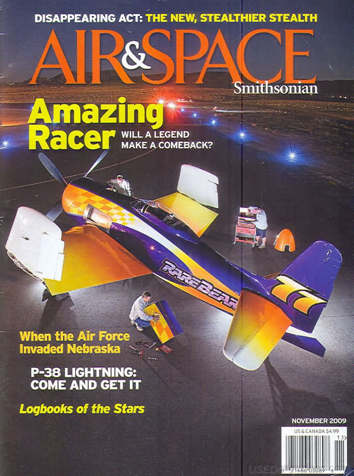 Air & Space November 2009 magazine back issue Air & Space magizine back copy 