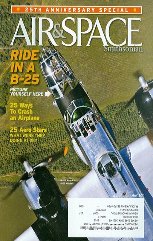 Air & Space May 2011 magazine back issue Air & Space magizine back copy 