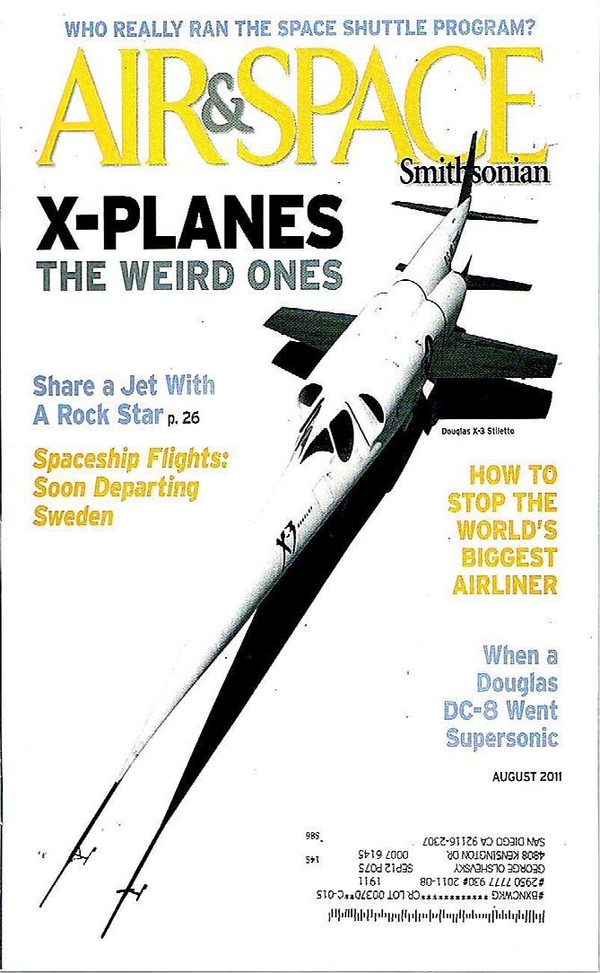 Air & Space August 2011 magazine back issue Air & Space magizine back copy 