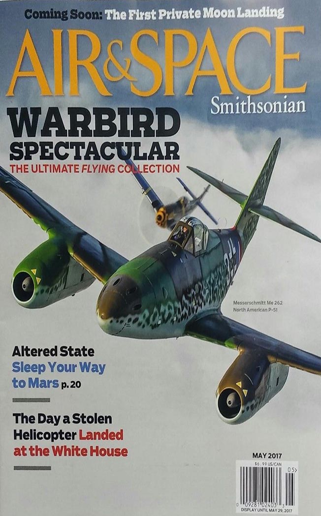 Air & Space May 2017 magazine back issue Air & Space magizine back copy 