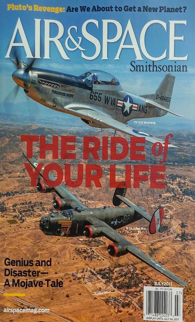 Air & Space July 2017 magazine back issue Air & Space magizine back copy 