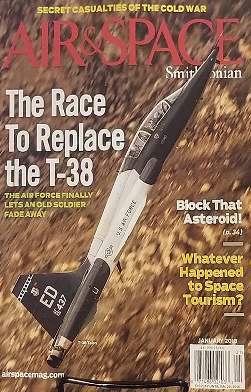 Air & Space January 2018 magazine back issue Air & Space magizine back copy 