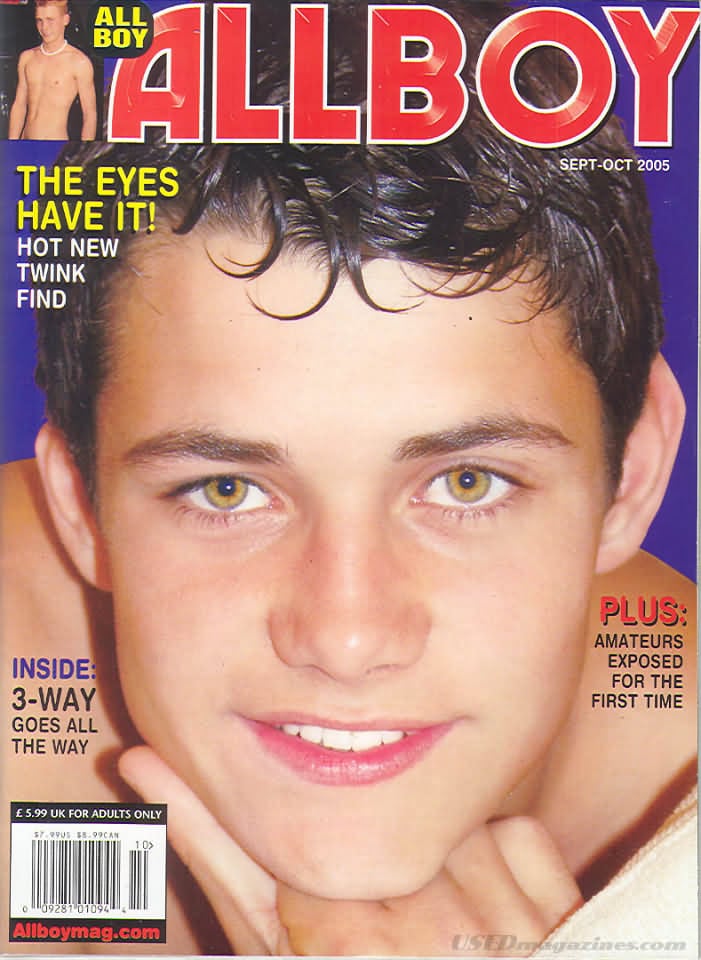 Allboy September 2005 magazine back issue Allboy magizine back copy 