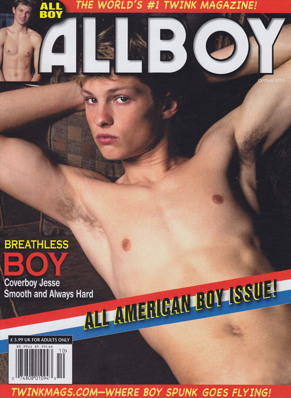 Allboy October/November 2010, allboy magazine 2010 back issues worlds #1 twink mag hot horny young boys long hard cocks all americ, Coverguy & Centerfold Jesse Photographed by Brad Posey