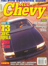 All Chevy November 1995 magazine back issue cover image