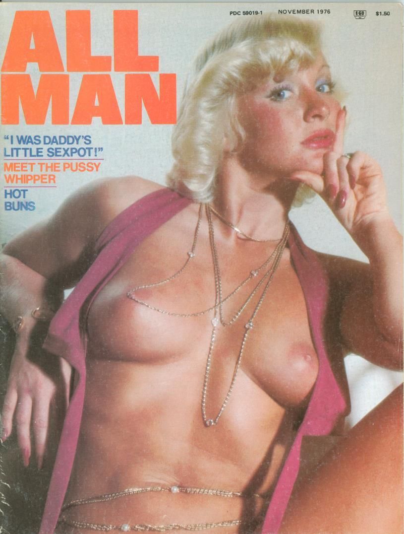 All Man November 1976 magazine back issue All Man magizine back copy 