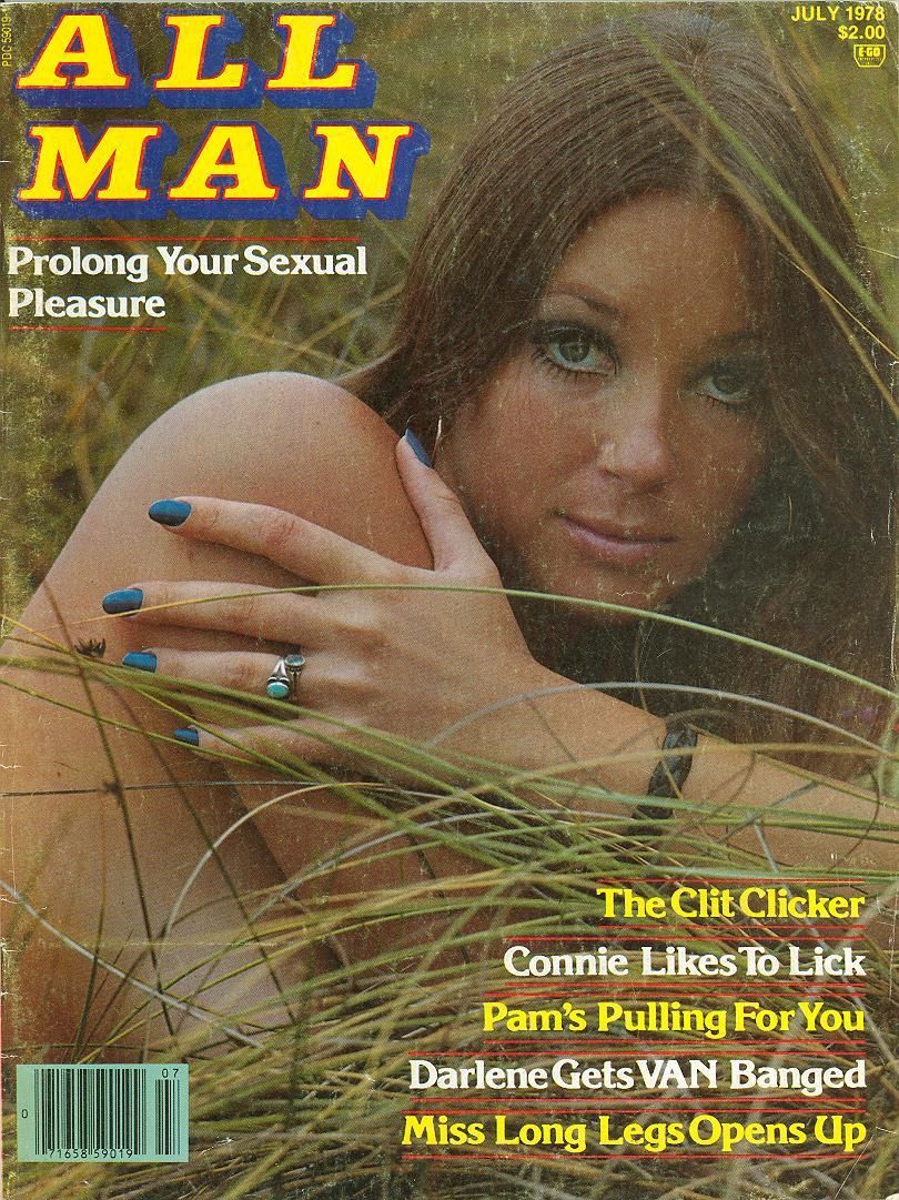 All Man July 1978 magazine back issue All Man magizine back copy 
