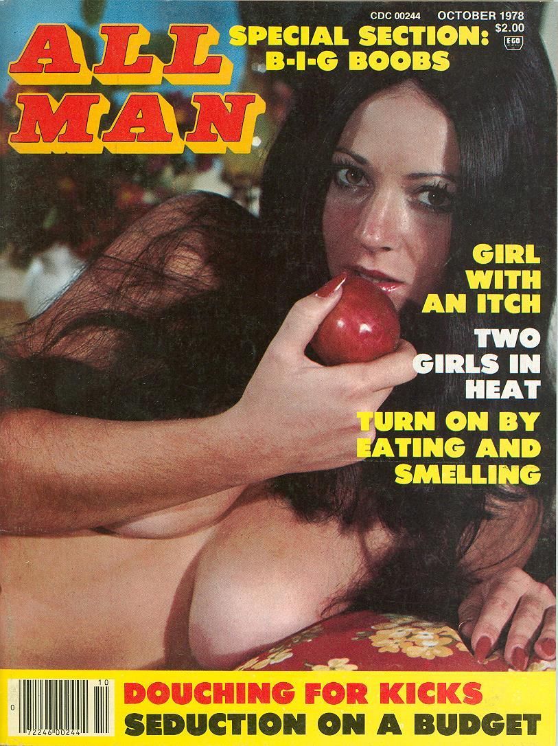 All Man October 1978 magazine back issue All Man magizine back copy 