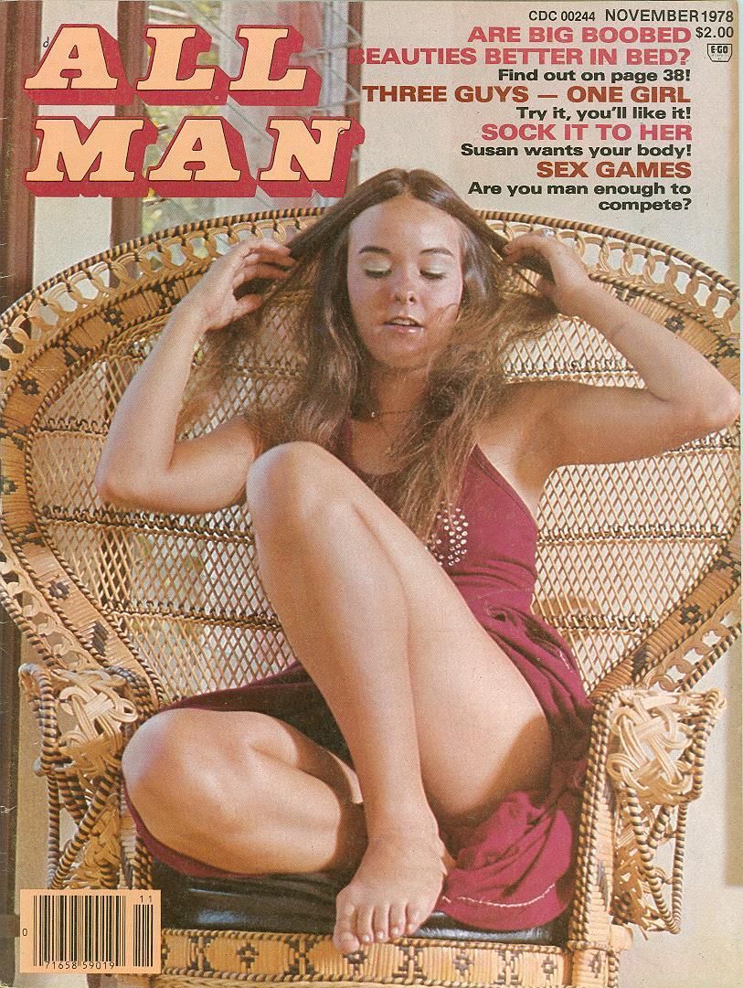 All Man November 1978 magazine back issue All Man magizine back copy 