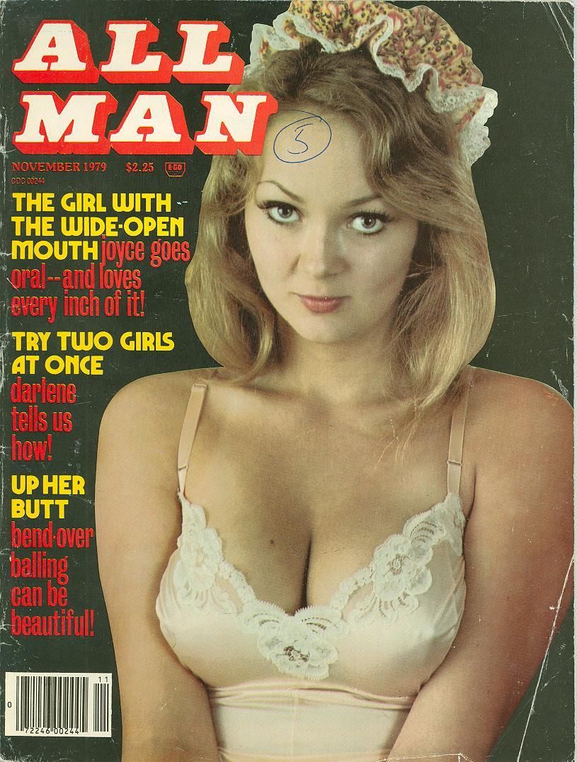 All Man November 1979 magazine back issue All Man magizine back copy 