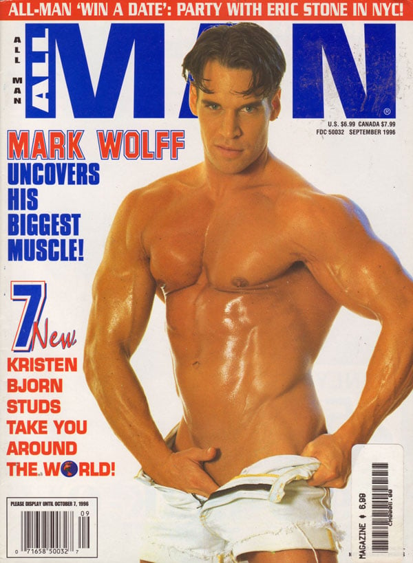 All Man September 1996 magazine back issue All Man magizine back copy all man magazine back issues 1996 hot nude gay mag big men huge muscles buff nudes huge cocks dicks