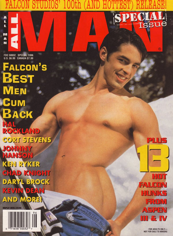 All Man Special 1996 magazine back issue All Man magizine back copy all man magazine back issues 1996 special nude men big dicks huge throbbing cocks anal sex orgies x