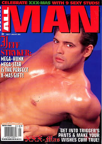 All Man January 2001 magazine back issue All Man magizine back copy 