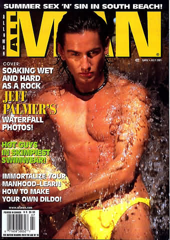 All Man July 2001 magazine back issue All Man magizine back copy 