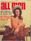 All Man September 1970 Magazine Back Copies Magizines Mags