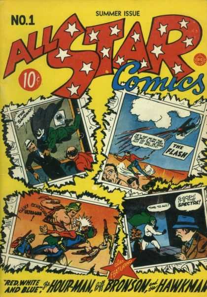 All Star Comics Comic Book Back Issues of Superheroes by A1Comix