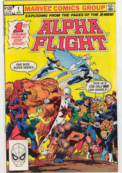 Alpha Flight Comic Book Back Issues by A1 Comix