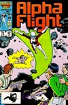 Alpha Flight # 42 magazine back issue cover image
