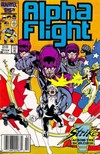 Alpha Flight # 43 magazine back issue cover image