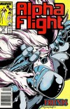 Alpha Flight # 46 magazine back issue cover image