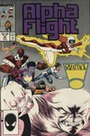 Alpha Flight # 48 magazine back issue cover image