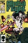 Alpha Flight # 51 magazine back issue cover image