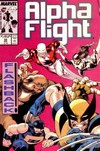 Alpha Flight # 52 magazine back issue cover image
