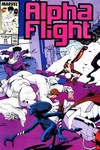 Alpha Flight # 54 magazine back issue cover image