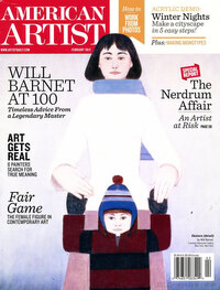 American Artist February 2012 magazine back issue