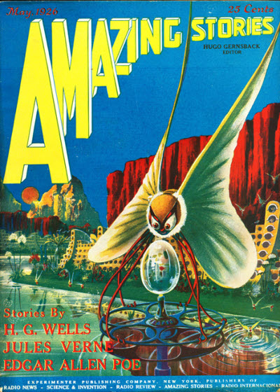 Amazing Stories May 1926 magazine back issue Amazing Stories magizine back copy 