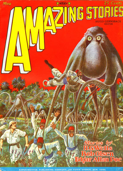 Amazing Stories May 1928 magazine back issue Amazing Stories magizine back copy 