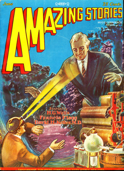 Amazing Stories June 1928 magazine back issue Amazing Stories magizine back copy 