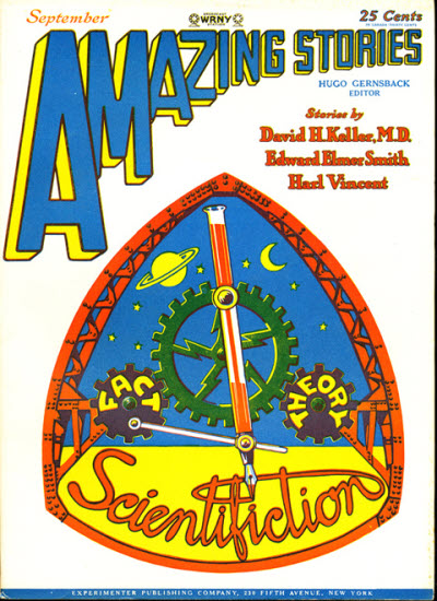 Amazing Stories September 1928 magazine back issue Amazing Stories magizine back copy 