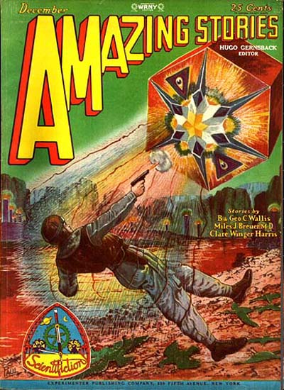 Amazing Stories December 1928 magazine back issue Amazing Stories magizine back copy 