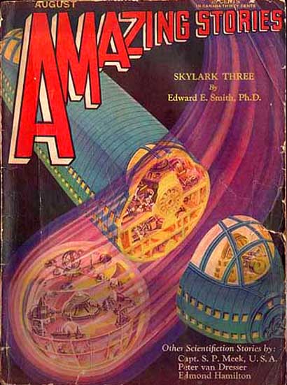 Amazing Stories August 1930 magazine back issue Amazing Stories magizine back copy 