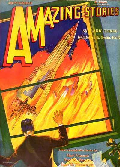 Amazing Stories September 1930 magazine back issue Amazing Stories magizine back copy 