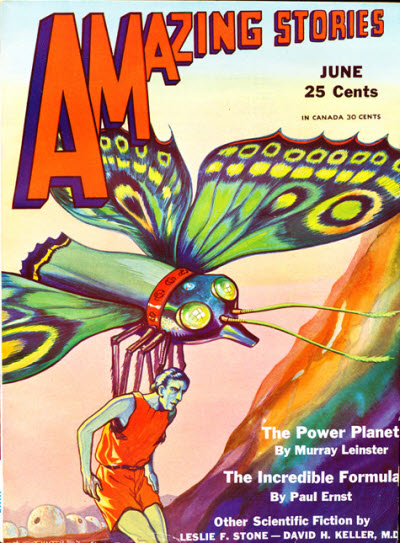 Amazing Stories June 1931 magazine back issue Amazing Stories magizine back copy 