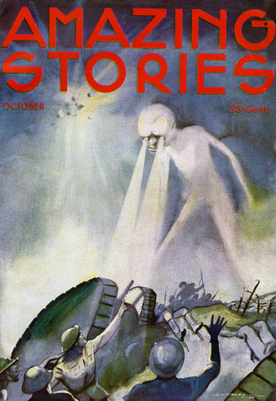 Amazing Stories October 1933 magazine back issue Amazing Stories magizine back copy 