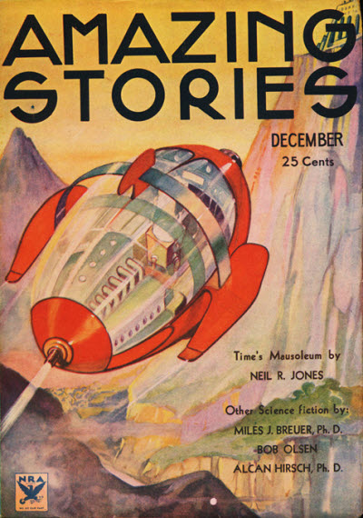 Amazing Stories December 1933 magazine back issue Amazing Stories magizine back copy 