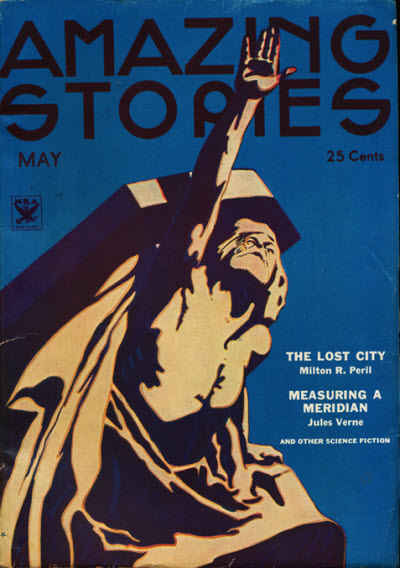 Amazing Stories May 1934 magazine back issue Amazing Stories magizine back copy 