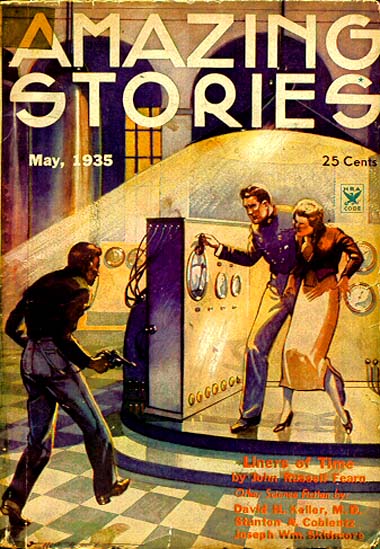 Amazing Stories May 1935 magazine back issue Amazing Stories magizine back copy 