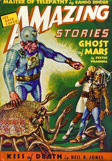 Amazing Stories December 1938 magazine back issue Amazing Stories magizine back copy 
