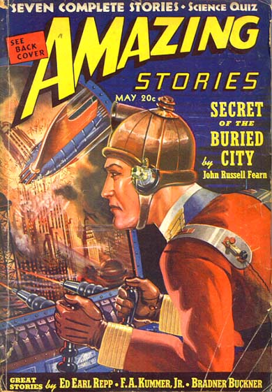 Amazing Stories May 1939 magazine back issue Amazing Stories magizine back copy 