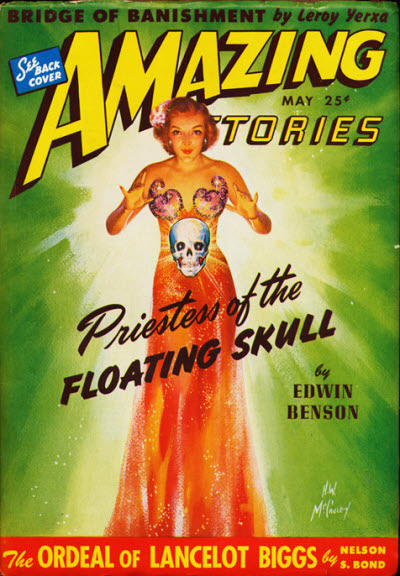 Amazing Stories May 1943 magazine back issue Amazing Stories magizine back copy 